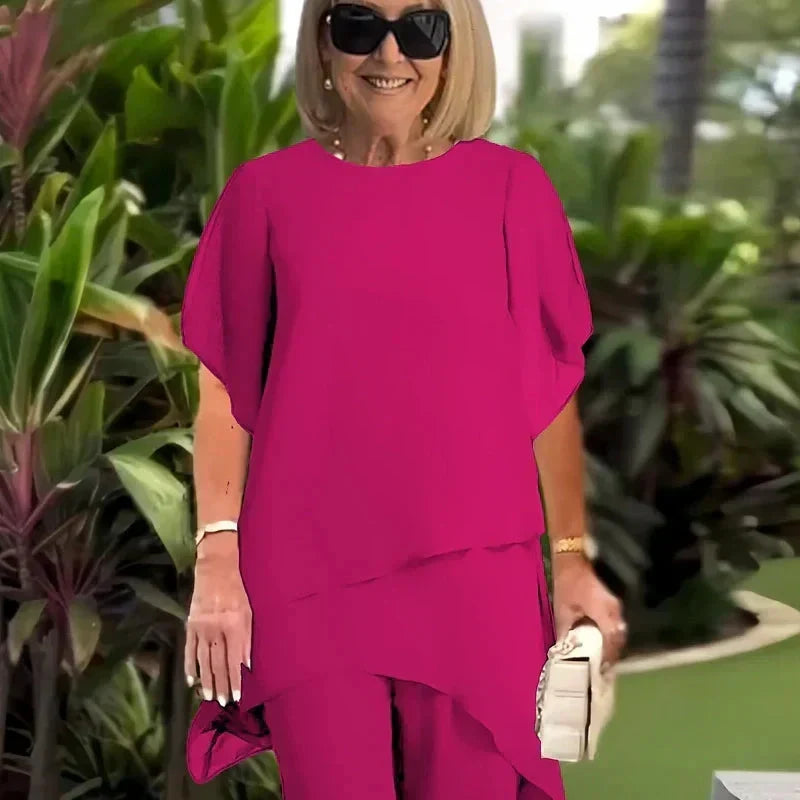 Elegantes Asymmetrisches Ensemble aus Zwei Teilen