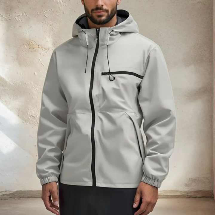 Herren Outdoor Sportjacke in einfarbigem Design