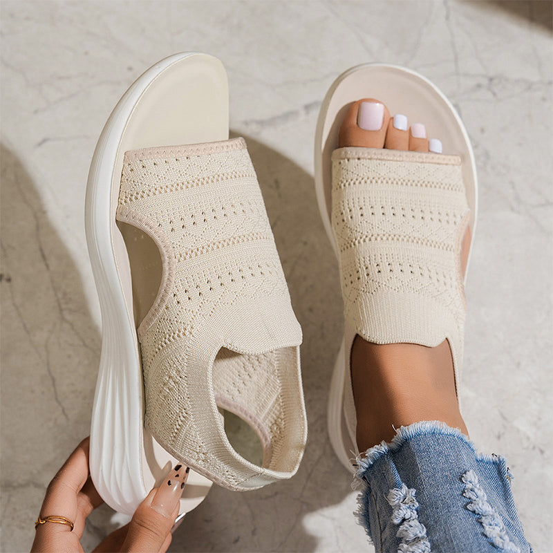 Anne™ | Sandalen mit Plateau, aus atmungsaktivem Material für Damen