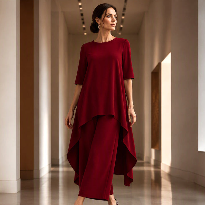Asymmetrisches Oversize Hosen-Set – Locker & vielseitig