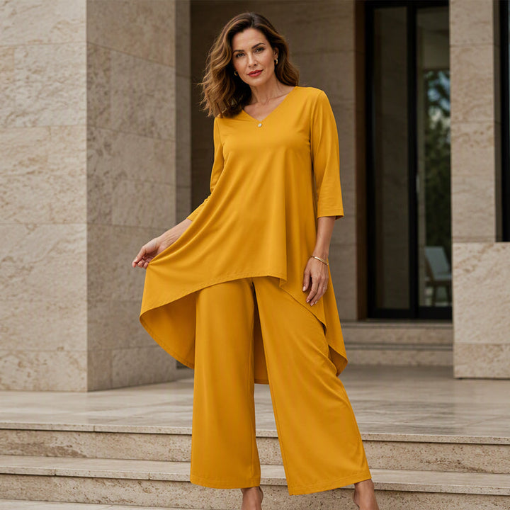 Asymmetrisches Oversize Hosen-Set – Locker & vielseitig