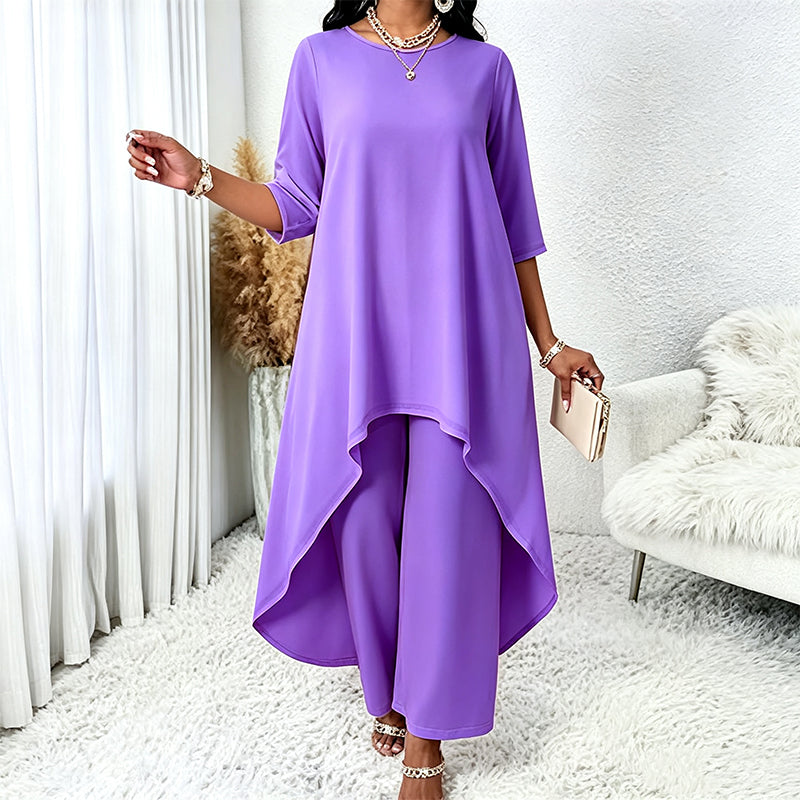 Asymmetrisches Oversize Hosen-Set – Locker & vielseitig