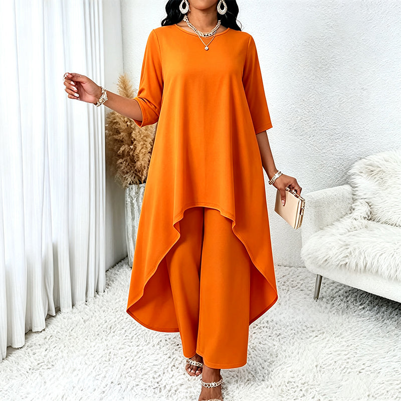 Asymmetrisches Oversize Hosen-Set – Locker & vielseitig