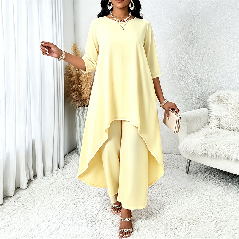 Asymmetrisches Oversize Hosen-Set – Locker & vielseitig