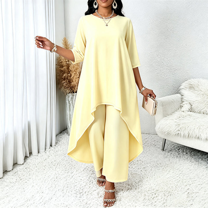 Asymmetrisches Oversize Hosen-Set – Locker & vielseitig