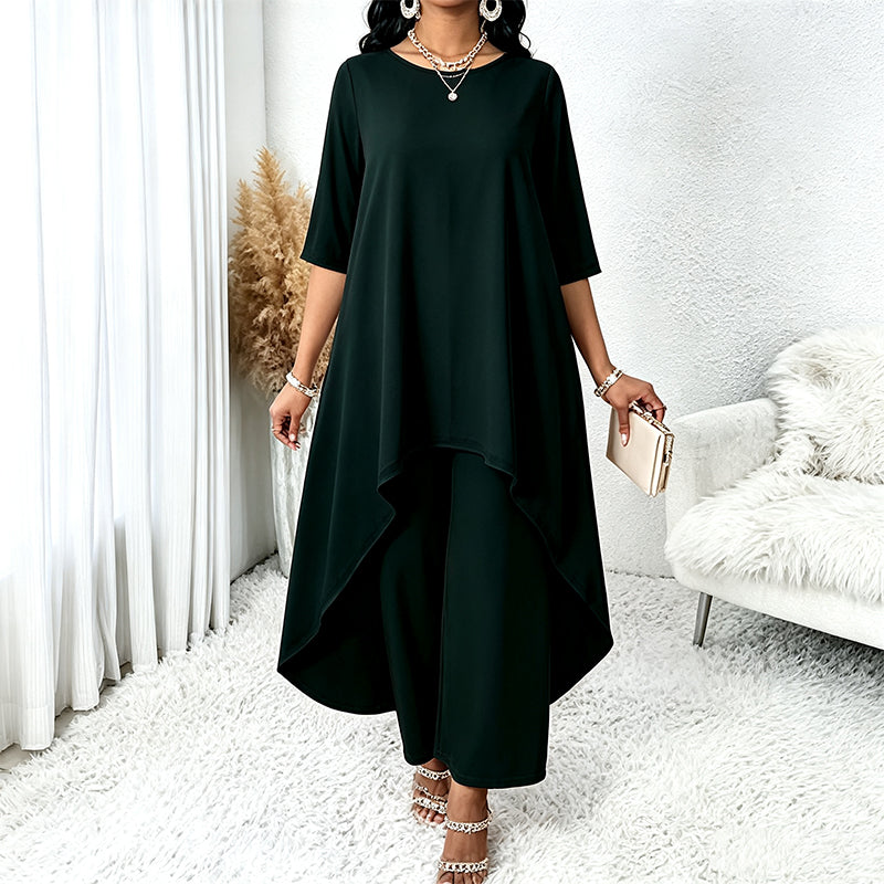 Asymmetrisches Oversize Hosen-Set – Locker & vielseitig