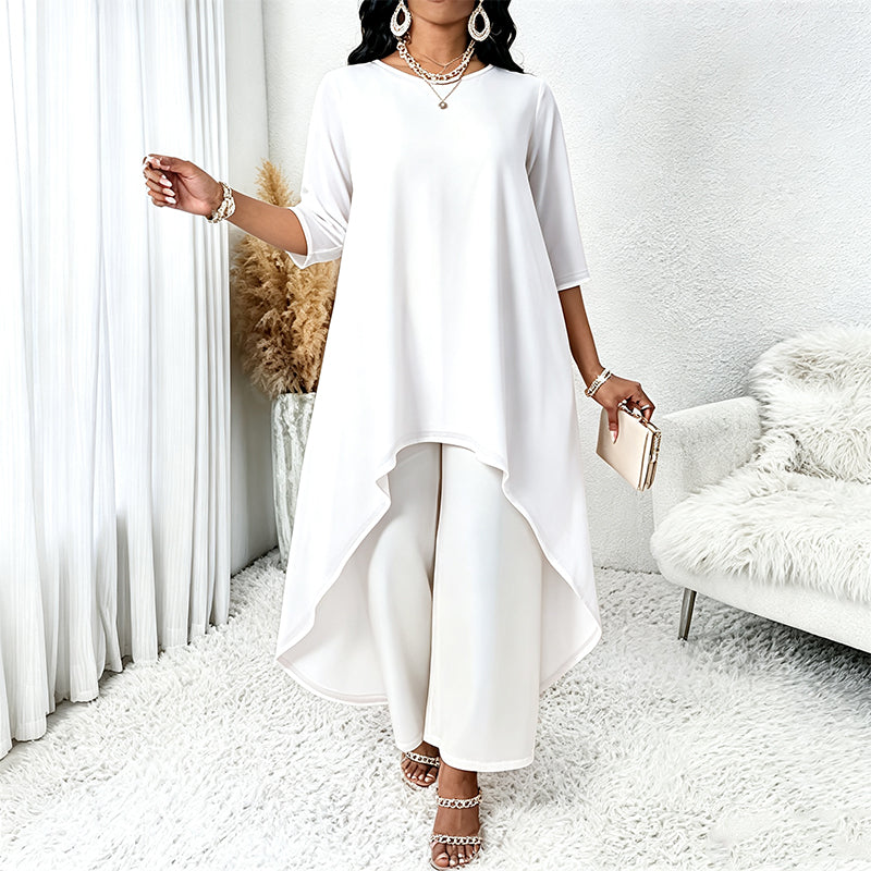 Asymmetrisches Oversize Hosen-Set – Locker & vielseitig