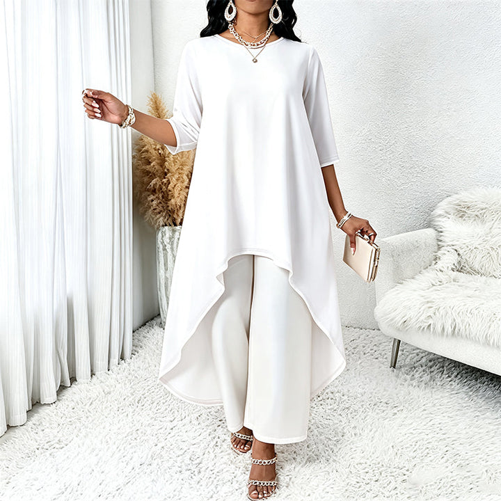 Asymmetrisches Oversize Hosen-Set – Locker & vielseitig