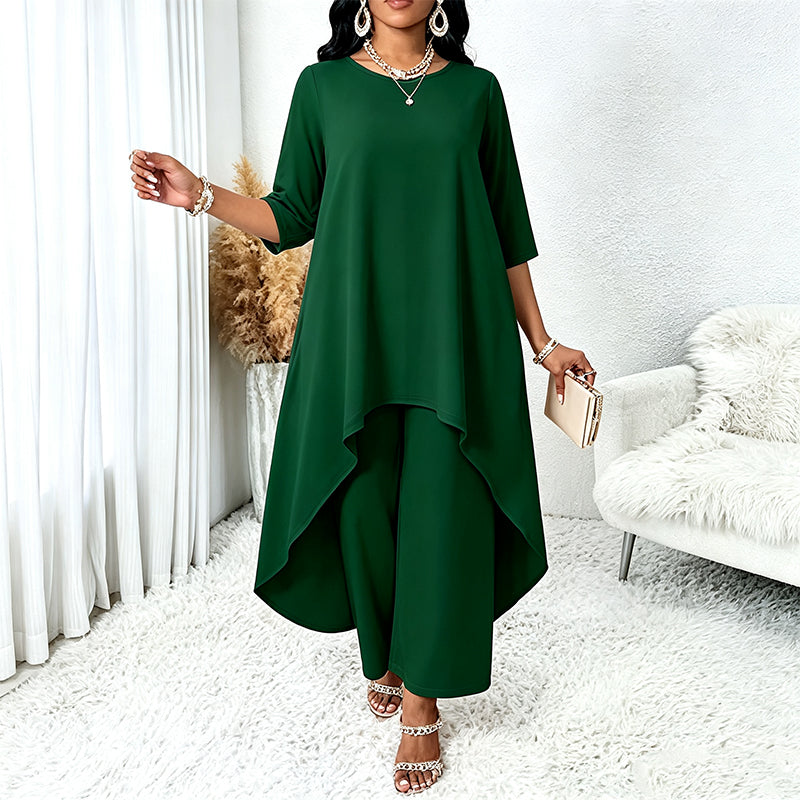Asymmetrisches Oversize Hosen-Set – Locker & vielseitig