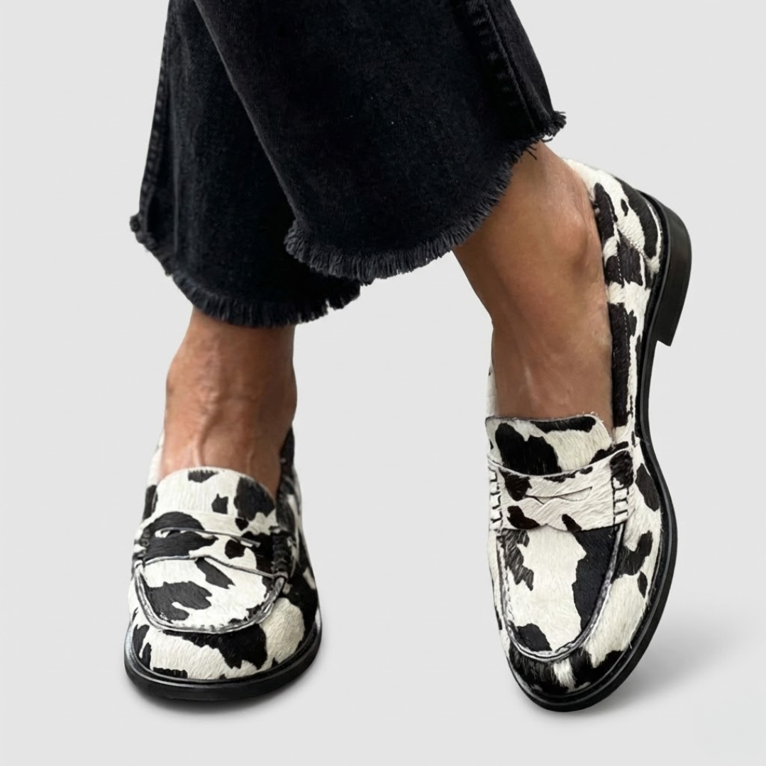 Veerle | Loafers mit Zebraprint