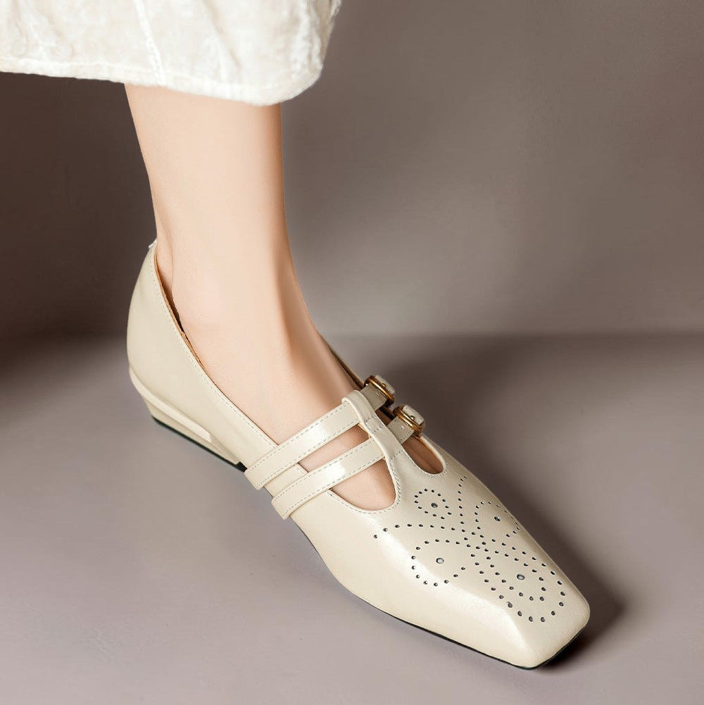 Babys Cuir Double Bride Pauline