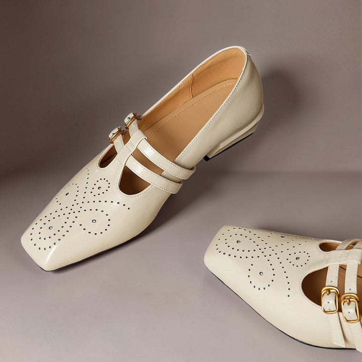 Babys Cuir Double Bride Pauline