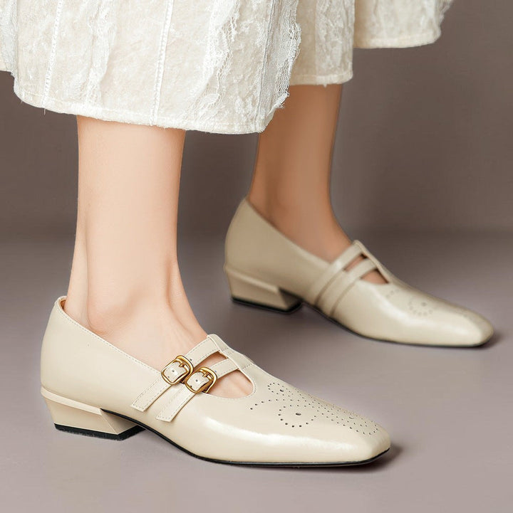 Babys Cuir Double Bride Pauline
