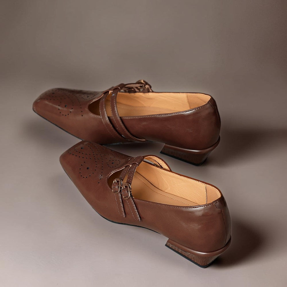 Babys Cuir Double Bride Pauline