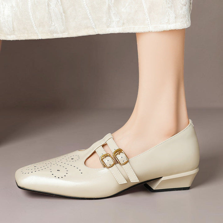 Babys Cuir Double Bride Pauline