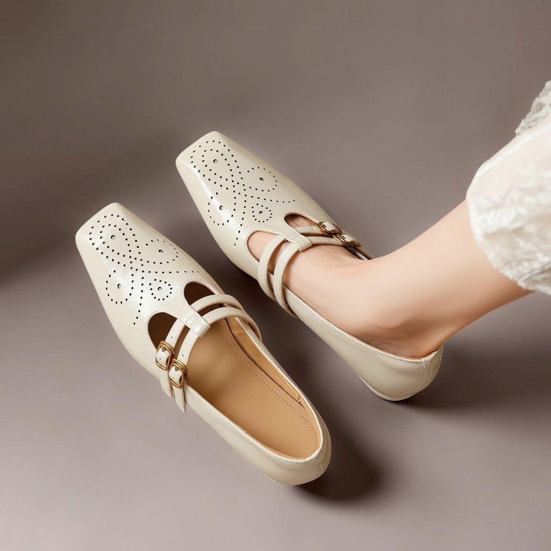 Babys Cuir Double Bride Pauline