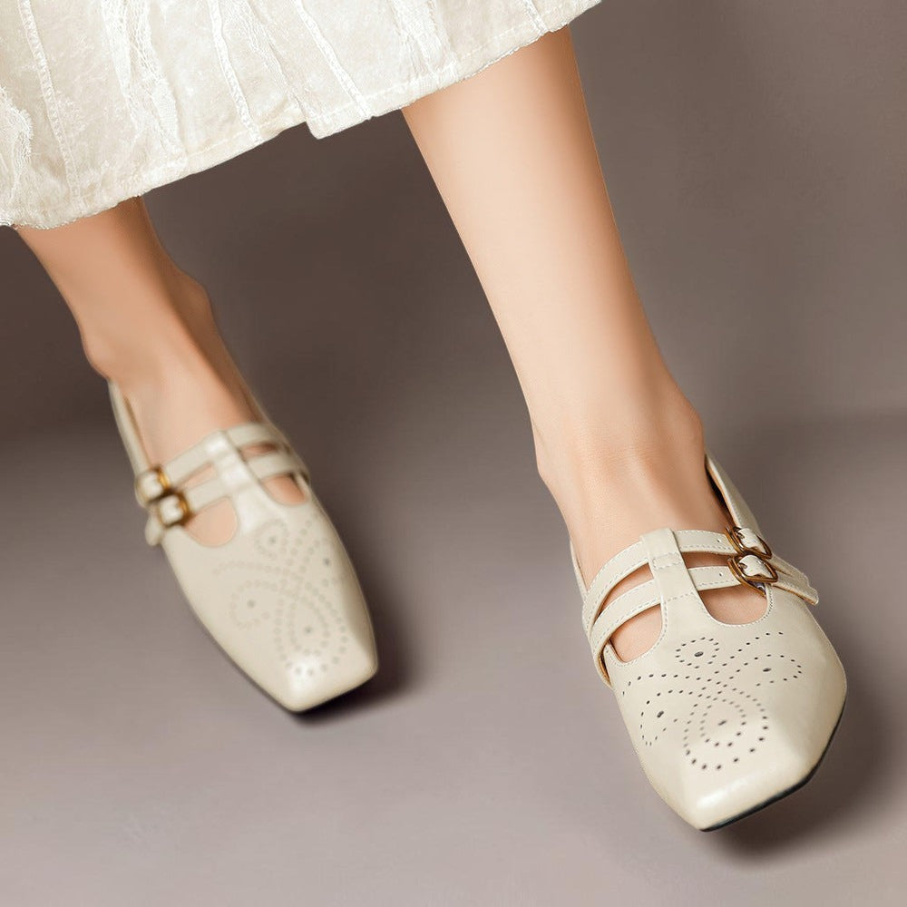 Babys Cuir Double Bride Pauline