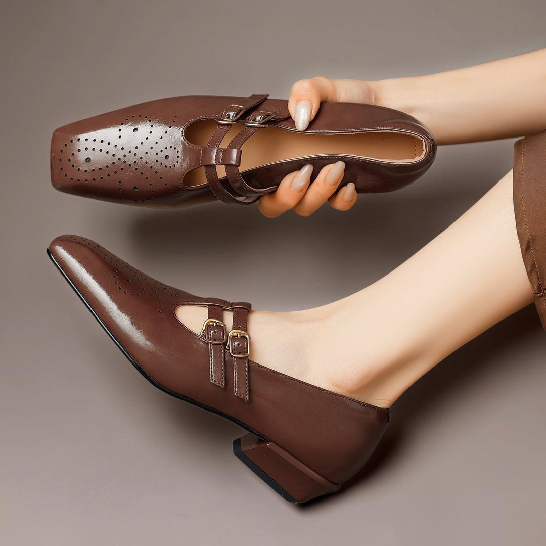 Babys Cuir Double Bride Pauline