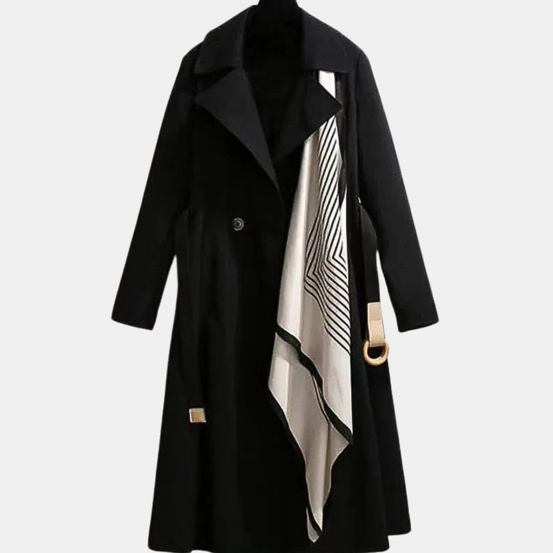 Clarice | Taillierter Klassischer Midi-Trenchcoat