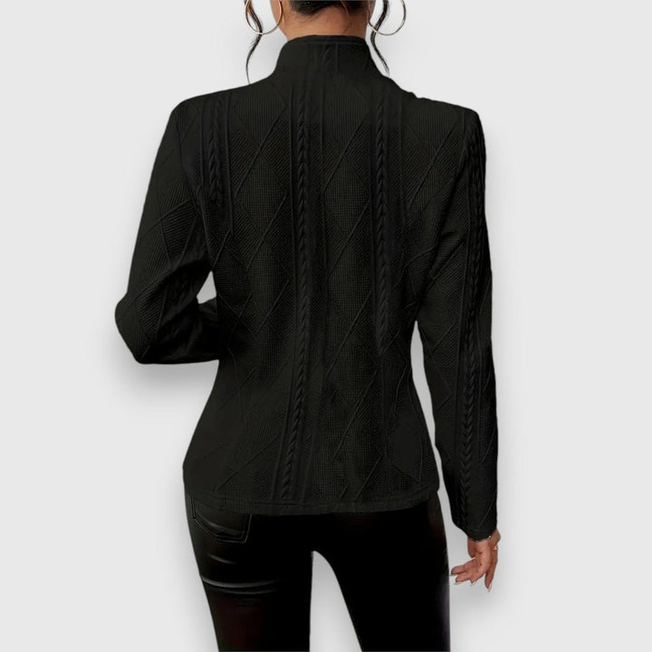 Loretta | Texturiertes Knopf-Front Cardigan