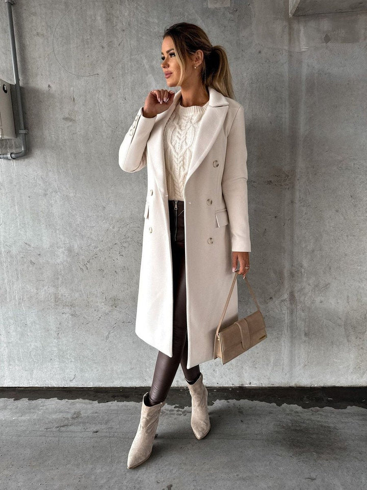 Emeline | Doppelreihiger Langmantel
