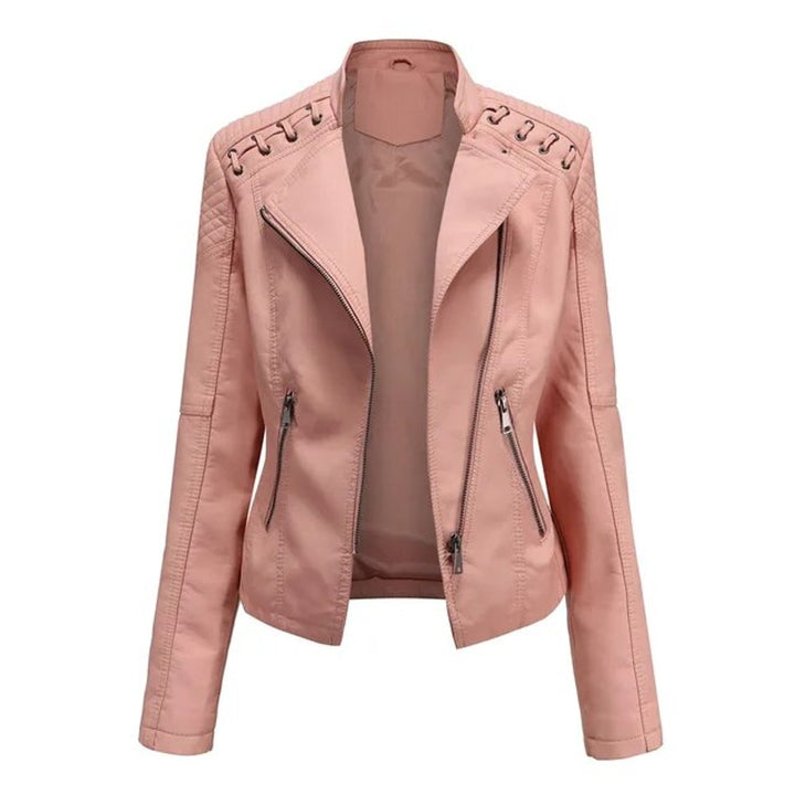 Valentina | Moto-Style Zip-Up Jacke
